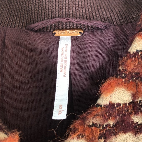 Free People coat tribal red combo small - Picture 7 of 8